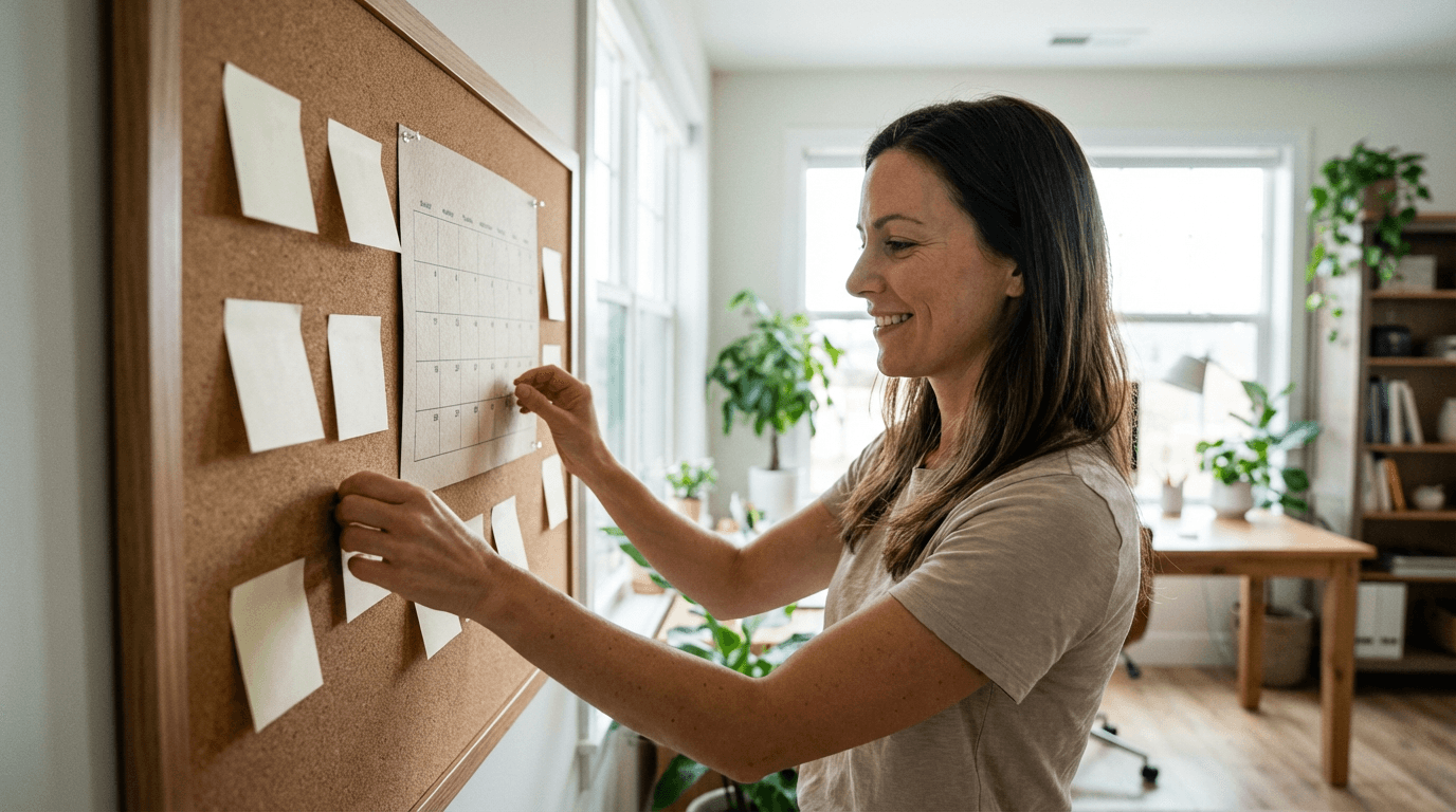 Aufgaben-Übersicht mit Lebensbereichen und Routinen